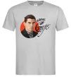 Мужская футболка Стус Василь портрет та підпис Серый Мужская футболка Стус Василь портрет та підпис Серый фото