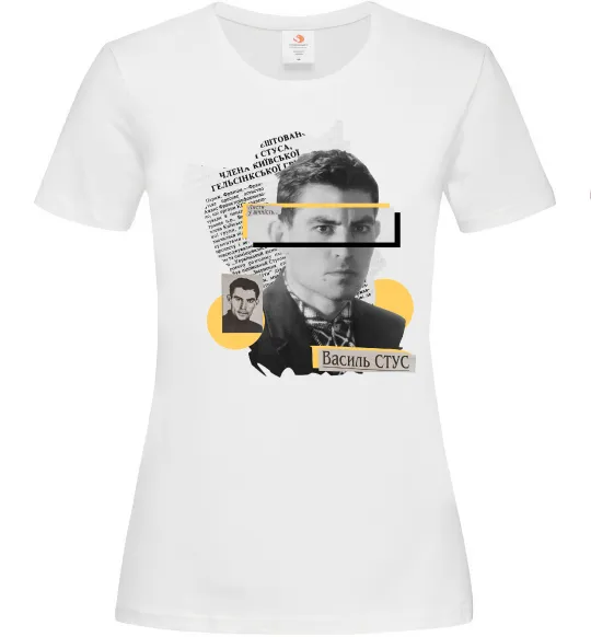 Женская футболка Василь Стус Белый фото