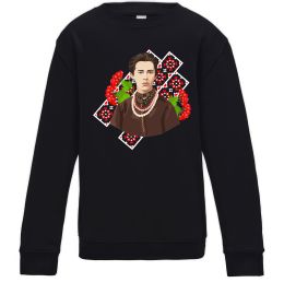 Детский Свитшот Леся Українка та калина Детский Свитшот Леся Українка та калина