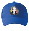 Кепка Леся Українка з квітами Ярко-синий фото