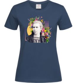 Жіноча футболка Леся Українка з квітами Жіноча футболка Леся Українка з квітами