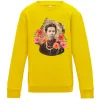 Детский Свитшот Леся Українка портрет з маками Солнечно желтый Детский Свитшот Леся Українка портрет з маками Солнечно желтый фото