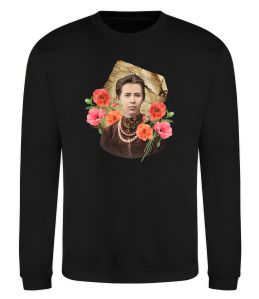 Свитшот Леся Українка портрет з маками
