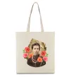 Эко-сумка Леся Українка портрет з маками Бежевый Эко-сумка Леся Українка портрет з маками Бежевый фото