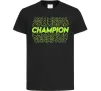 Детская футболка Champion Черный Детская футболка Champion Черный фото