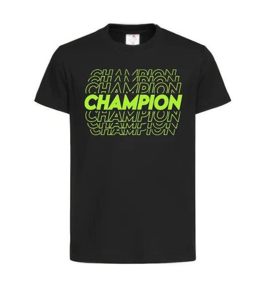 Детская футболка Champion Черный фото