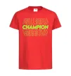 Детская футболка Champion Красный фото
