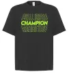 Футболка Оверсайз Champion Черный Футболка Оверсайз Champion Черный фото