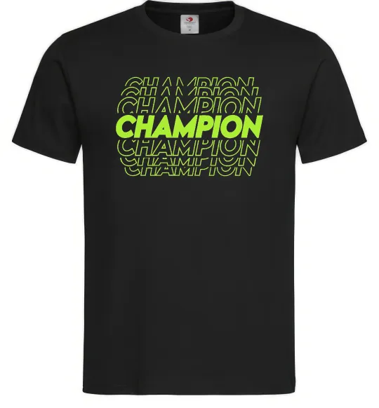 Мужская футболка Champion Черный фото