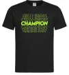 Мужская футболка Champion Черный фото