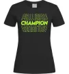 Женская футболка Champion Черный Женская футболка Champion Черный фото
