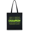 Эко-сумка Champion Черный фото