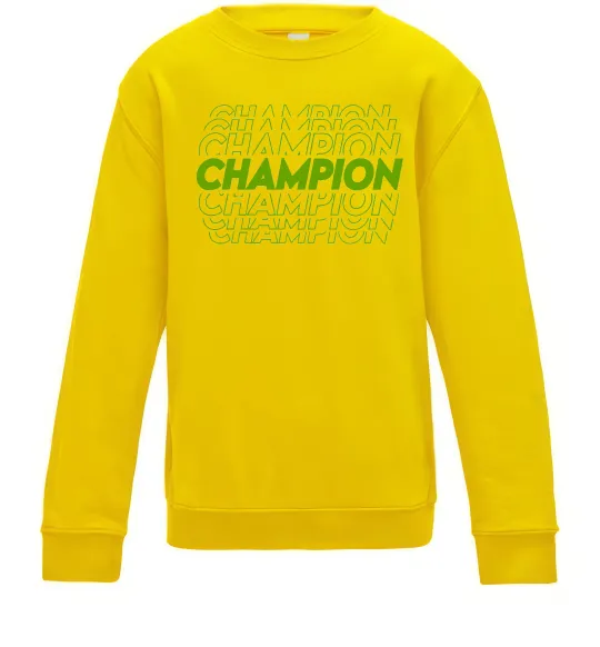 Детский Свитшот Champion Солнечно желтый фото
