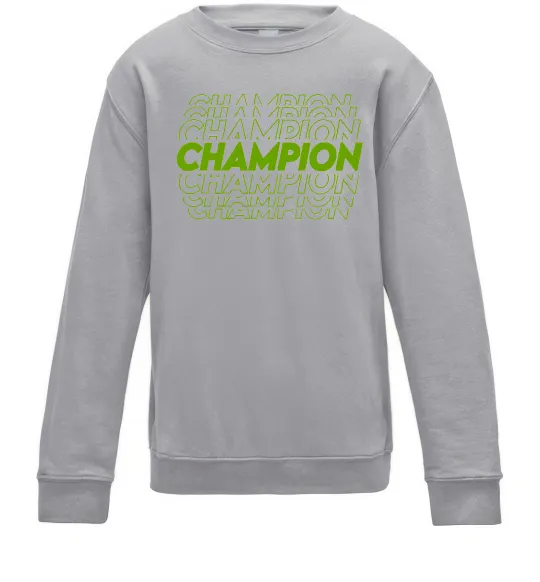 Детский Свитшот Champion Серый меланж фото