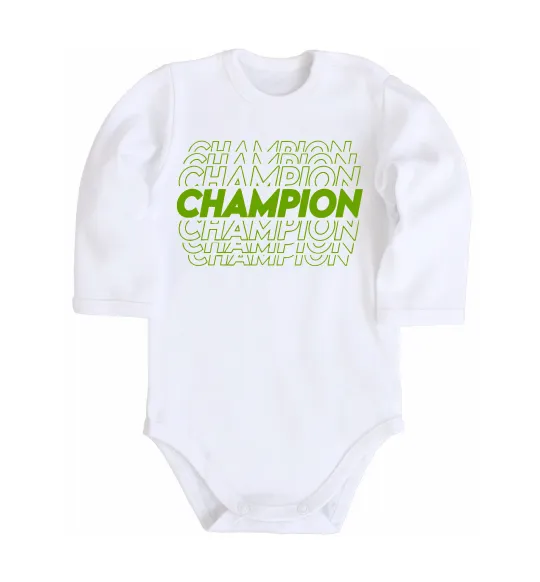 Дитячий бодік Champion Білий фото