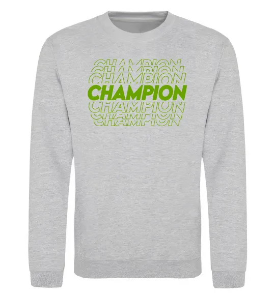 Свитшот Champion Серый меланж фото