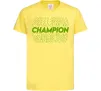 Детская футболка Champion Лимонный Детская футболка Champion Лимонный фото