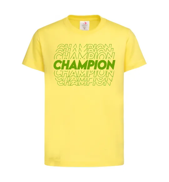 Детская футболка Champion Лимонный фото