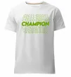 Мужская премиум футболка Champion Белый фото