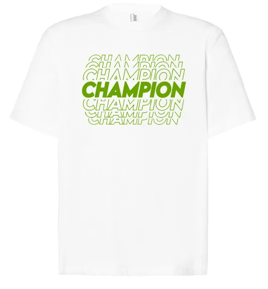 Футболка Оверсайз Champion Белый фото