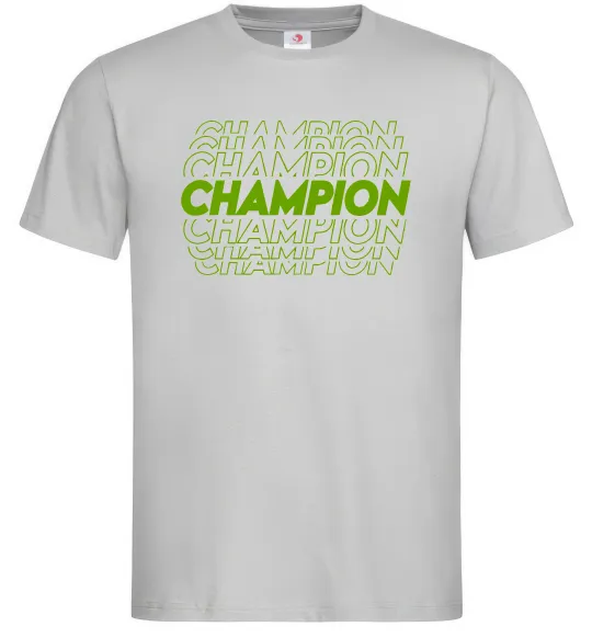 Мужская футболка Champion Серый фото