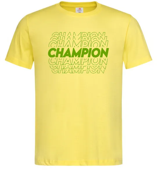 Мужская футболка Champion Лимонный фото