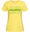 Женская футболка Champion Лимонный Женская футболка Champion Лимонный фото