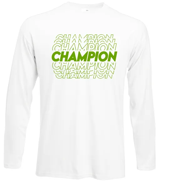 Лонгслив Champion Белый фото