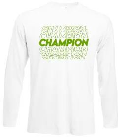 Лонгслив Champion Белый фото