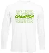 Лонгслив Champion Белый Лонгслив Champion Белый фото