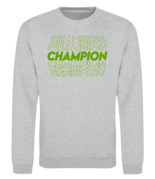 Свитшот Champion Серый меланж фото