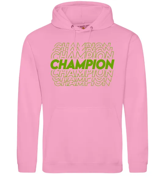 Мужская толстовка (худи) Champion Розовый фото