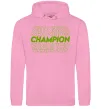 Женская толстовка (худи) Champion Розовый фото