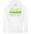 Женская толстовка (худи) Champion Белый Женская толстовка (худи) Champion Белый фото