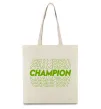 Эко-сумка Champion Бежевый фото