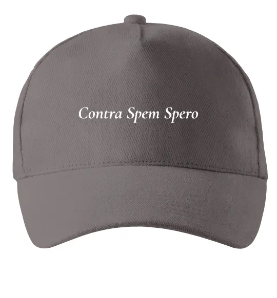 Кепка Contra Spem Spero Серый фото