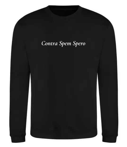 Свитшот Contra Spem Spero Черный фото