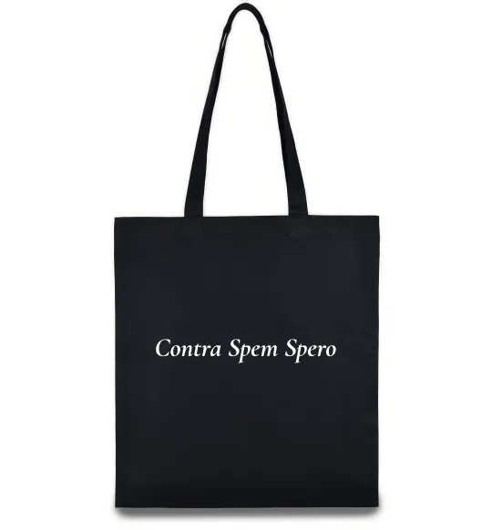 Эко-сумка Contra Spem Spero Черный фото