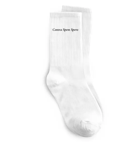 Носки Contra Spem Spero Белый фото
