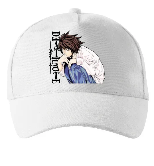 Кепка Death Note L персонаж Белый фото