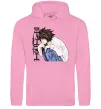 Женская толстовка (худи) Death Note L персонаж Розовый фото