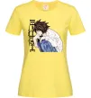 Женская футболка Death Note L персонаж Лимонный Женская футболка Death Note L персонаж Лимонный фото