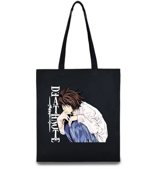 Эко-сумка Death Note L персонаж Черный фото