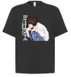 Футболка Оверсайз Death Note L персонаж Черный Футболка Оверсайз Death Note L персонаж Черный фото