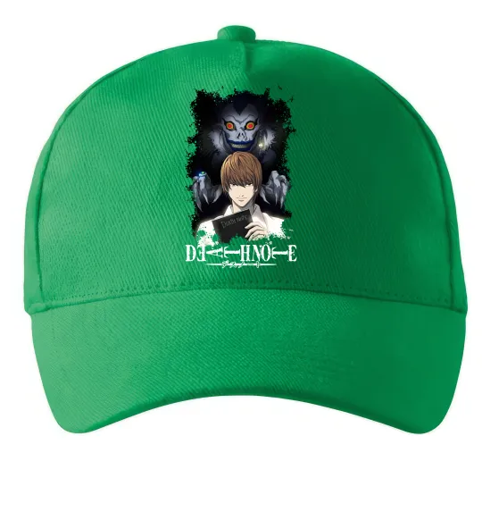 Кепка Death Note Рюк Лайт Зеленый фото