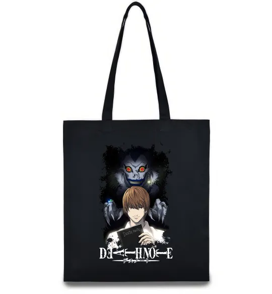 Эко-сумка Death Note Рюк Лайт Черный фото