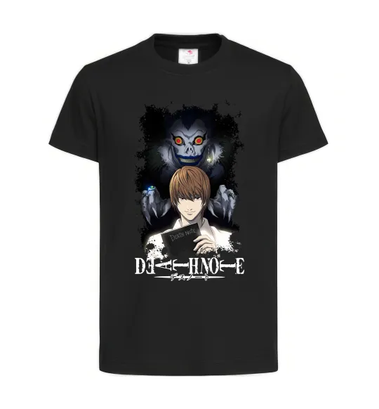 Детская футболка Death Note Рюк Лайт Черный фото