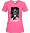 Женская футболка Death Note Рюк Лайт Ярко-розовый Женская футболка Death Note Рюк Лайт Ярко-розовый фото
