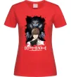 Женская футболка Death Note Рюк Лайт Красный Женская футболка Death Note Рюк Лайт Красный фото