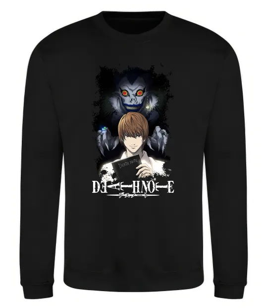 Свитшот Death Note Рюк Лайт Черный фото